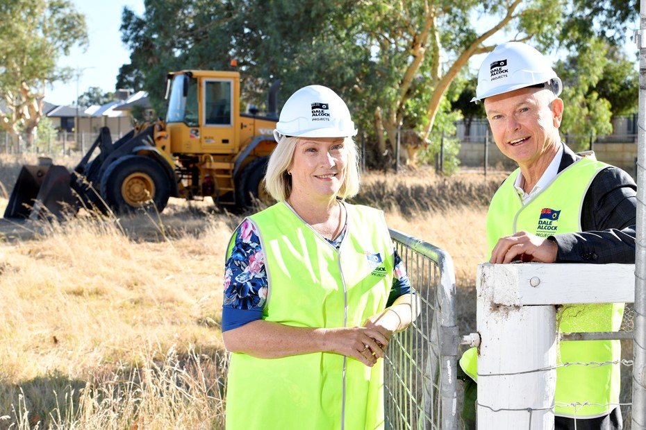 Catherine Stoddart and Dale Alcock